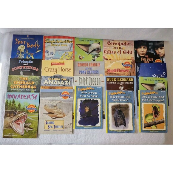 Scholastic Readers Books Lot of 20 Various Small Easy Readers - Picture 1 of 9